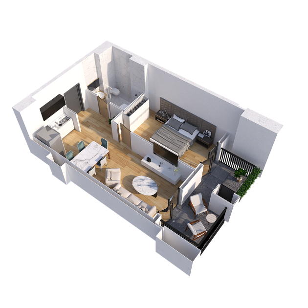 ბინა N354   სართული 18