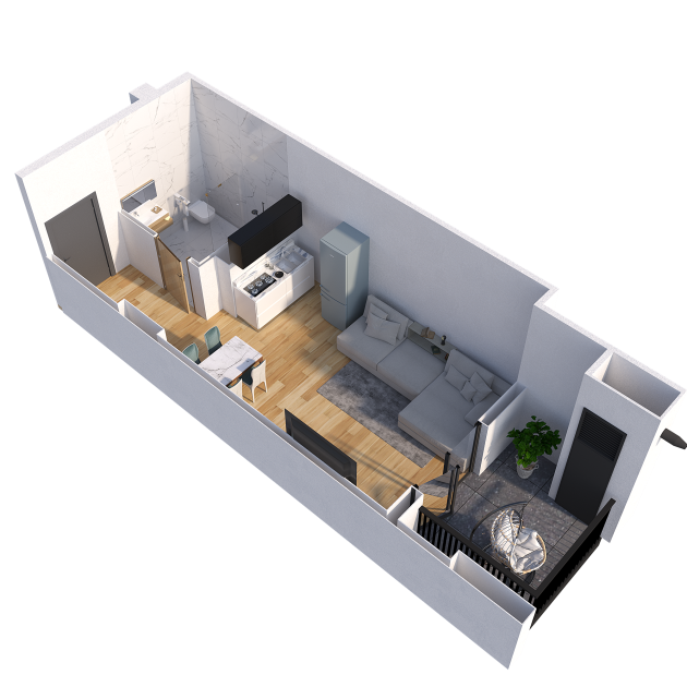 Apartment N170   floor 12