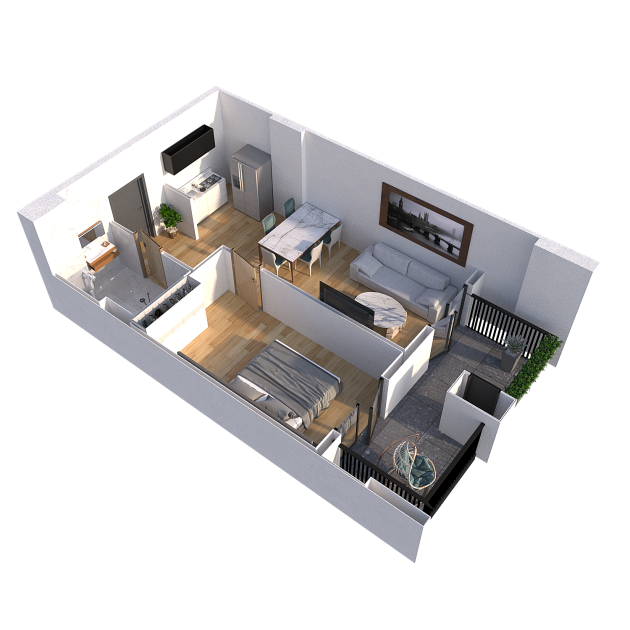 ბინა N260   სართული 15