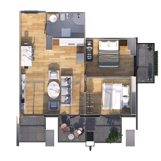 Apartment N27   floor 7