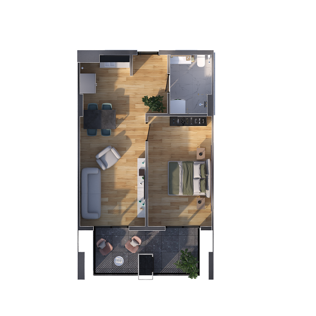 ბინა N348   სართული 18