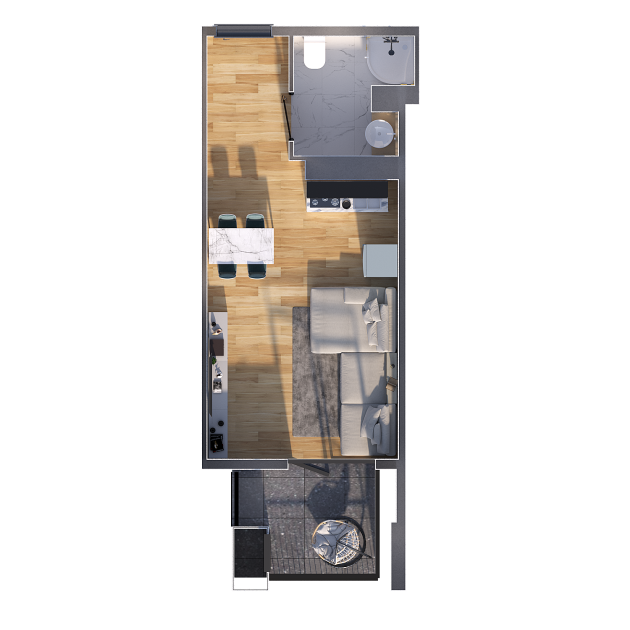 ბინა N321   სართული 17