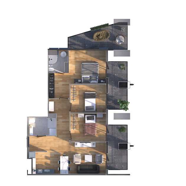 Apartment N392   floor 20