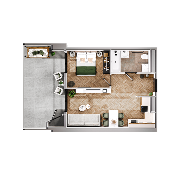 ბინა N1   სართული 6