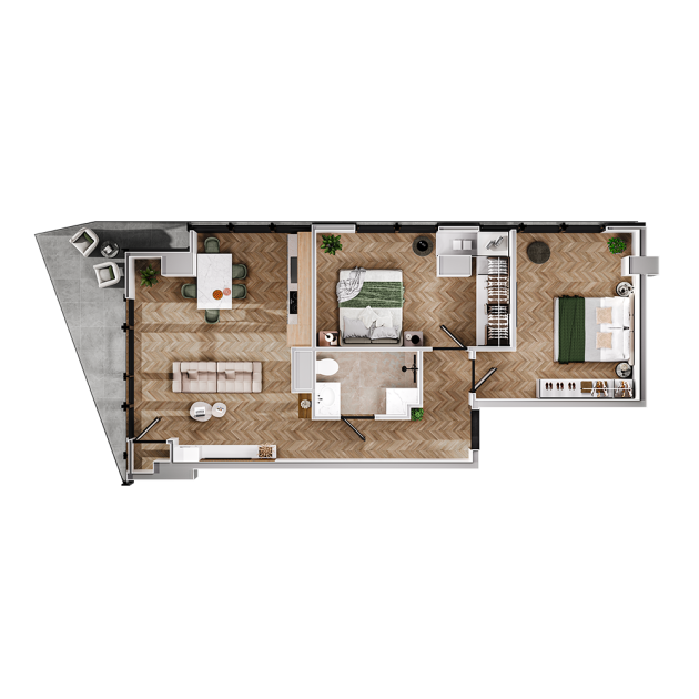 ბინა N271   სართული 20