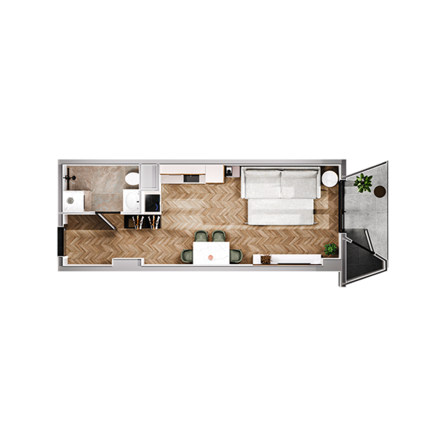 ბინა N277   სართული 20