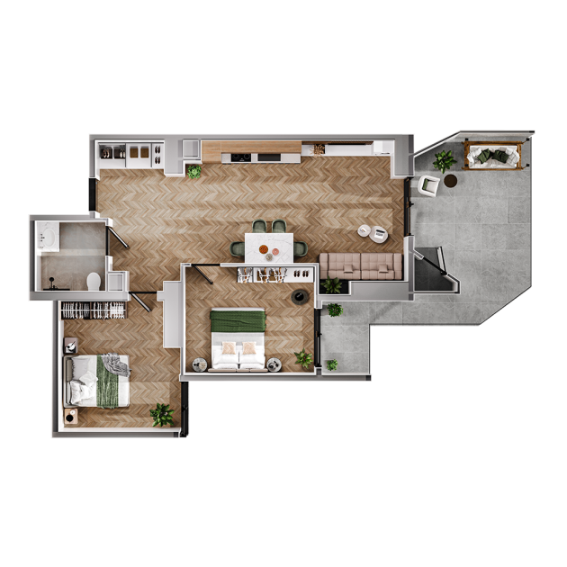 ბინა N16   სართული 6