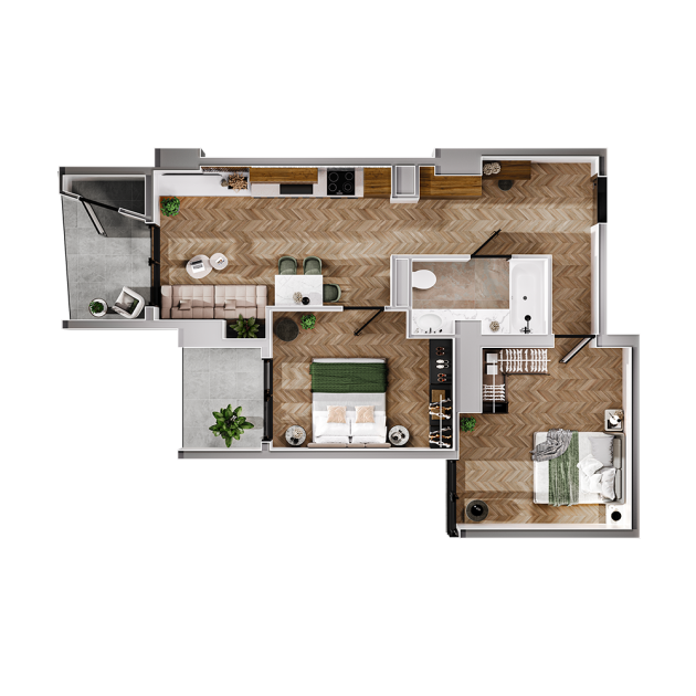 ბინა N17   სართული 6