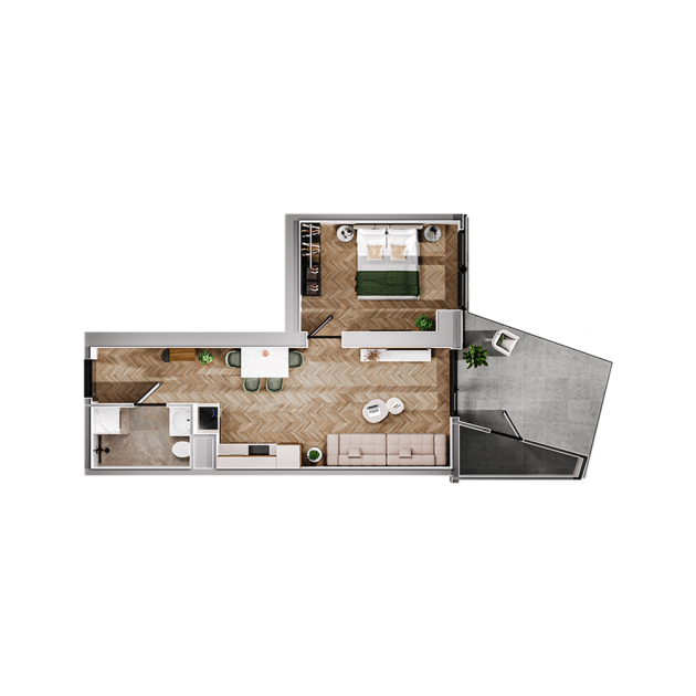 Apartment N27   floor 7
