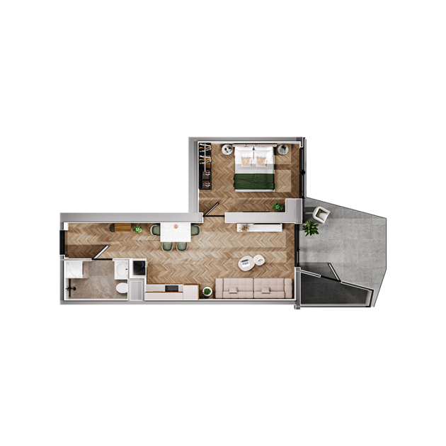 ბინა N293   სართული 21