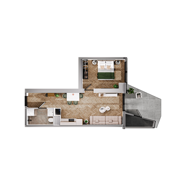 Apartment N331   floor 23