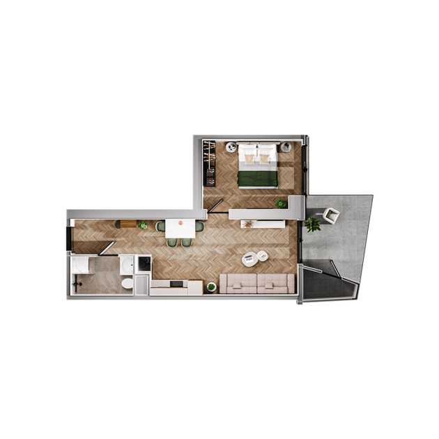 Apartment N65   floor 9